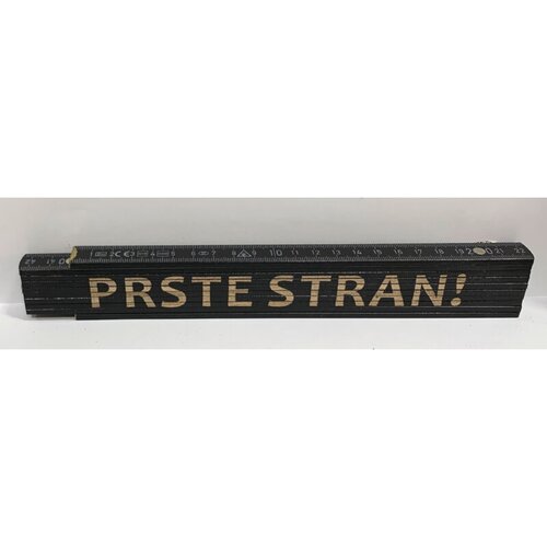 HEKA Zložljiv meter Heka (napis: Prste stran, črne barve, 2 m) Cene