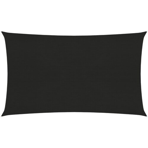 vidaXL Senčno jadro 160 g/m² črno 3x6 m HDPE Cene