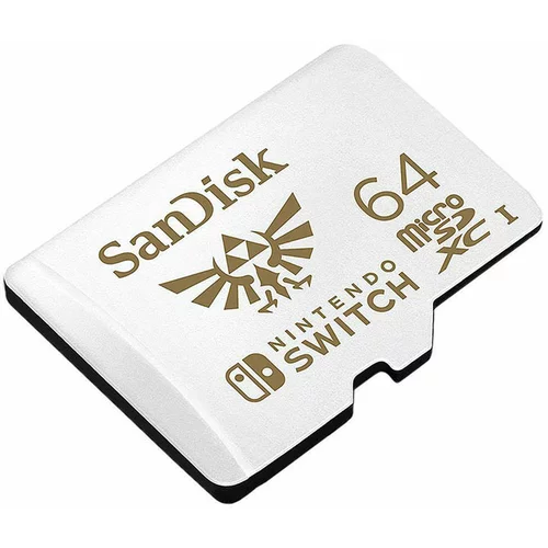 Sandisk Spominska kartica Micro SDXC UHS-I C10, 100 MB/s, 64 GB, Nintendo Switch