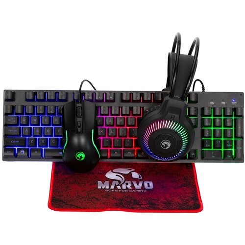 Marvo CM416 žični komplet 4v1 s slovensko tipkovnico Cene