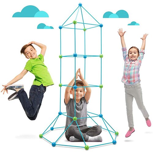 LocoShark Loco Fort Builder - Set za izgradnju tvrđave za djecu Slike