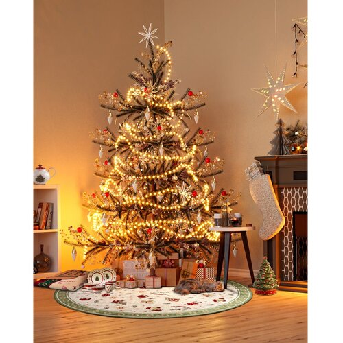 Villeroy &amp;amp; Boch Zeleni okrugao tepih s božićnim motivom od mje&amp;scaron;avine pamuka &amp;oslash; 200 cm Toy&amp;#039;s Delight Green Christmas &amp;ndash; Slike