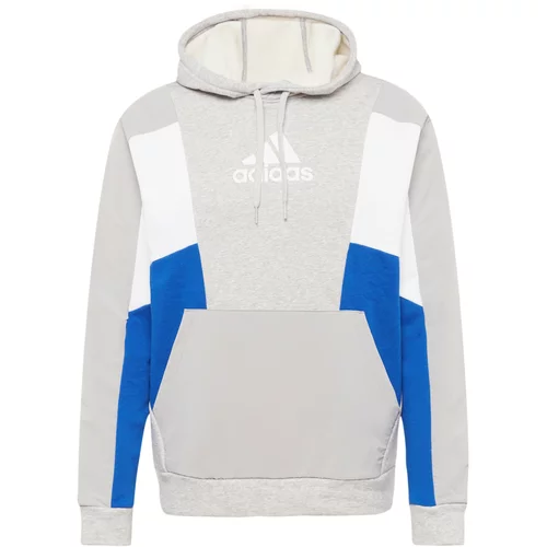 ADIDAS SPORTSWEAR Sportska sweater majica nebesko plava / svijetlosiva / bijela