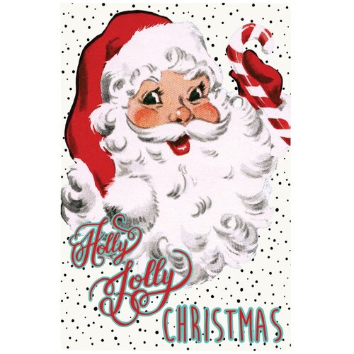 Eleanor stuart bijela pamučna kuhinjska krpa holly jolly christmas, 46 x 71 cm Slike