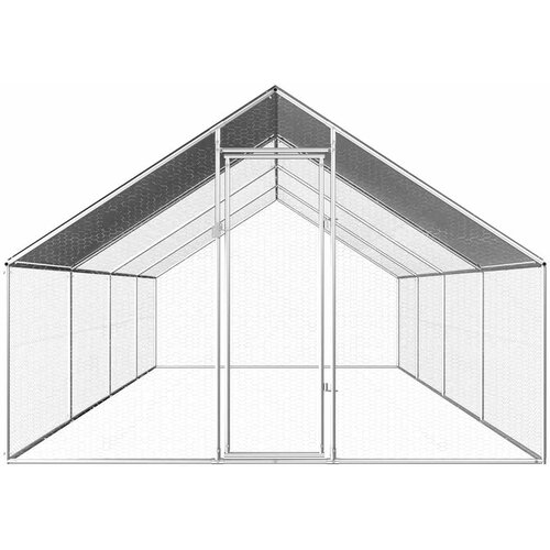  kavez za koko&amp;scaron;i od pocinčanog čelika 2,75 x 8 x 1,92 m Slike