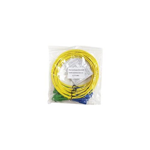 CIP Set pigtejlova LC/APC, Econ, SM 652.D, 1,5m, Color code Cene