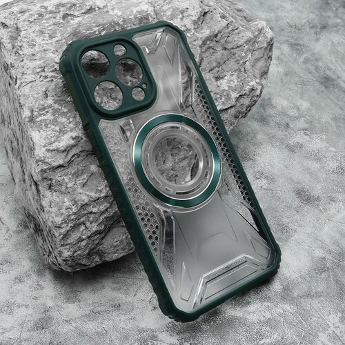 Maska lens magsafe za iphone 15 pro max/ zelena Slike