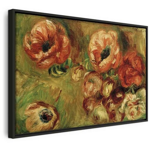  Slika - Pierre-Auguste Renoir – Les Anémones 90x60 U crnom drvenom okviru Cene