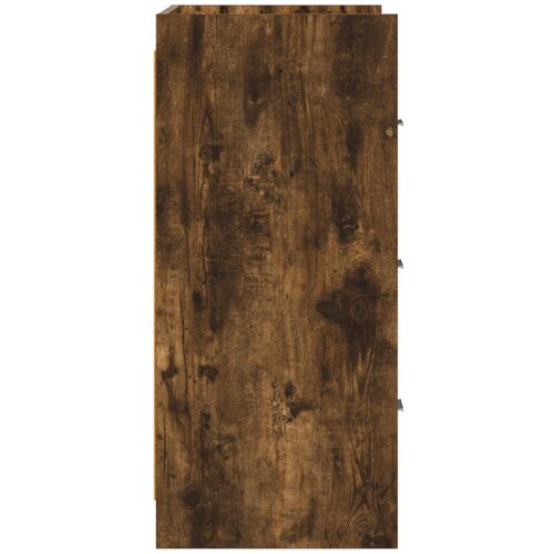  Kreveta Dimljeni hrast 75 x 33 x 80 cm Konstruirano drvo Slike