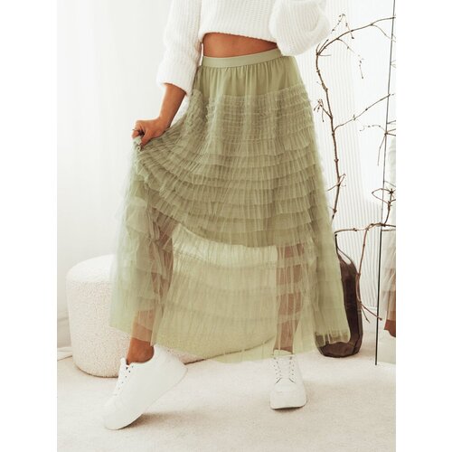 DStreet PASTELLA Green Skirt Cene