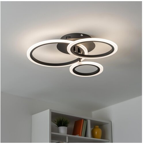 Brilagi plafonska svetiljka orbits LED/40W/230V 3000-6500K crna +daljinski upravljač Cene
