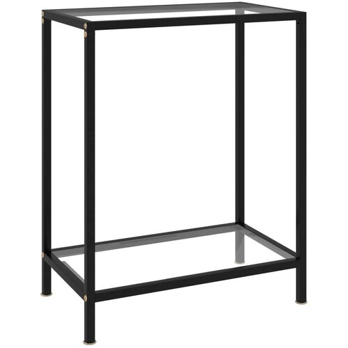  Konzolni stol prozirni 60 x 35 x 75 cm od kaljenog stakla Cene