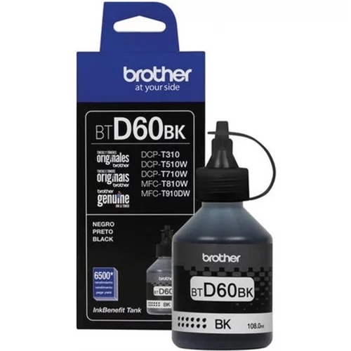  kartuša Brother BT-D60BK črna/black steklenička - original