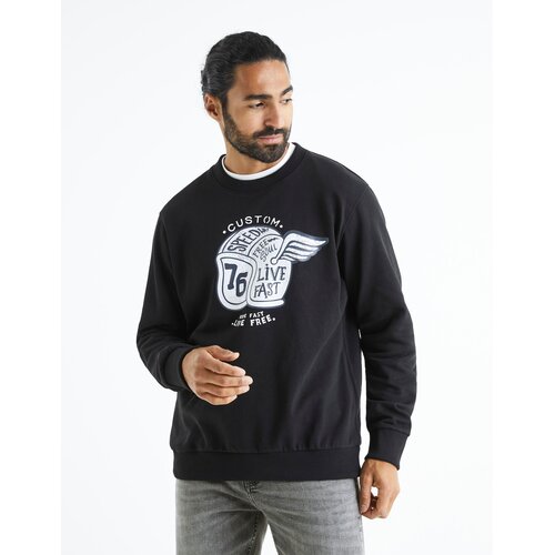 Celio Sweatshirt Beprice with print - Men Slike