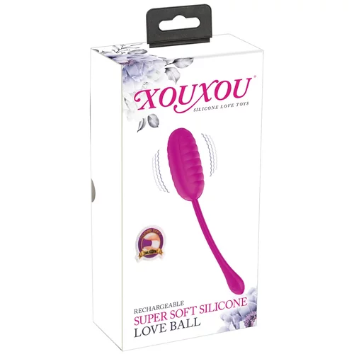 XouXou Super Soft Silicone Love Ball Purple