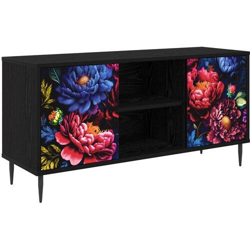  ormar KIEL 102 x 33 x 51 cm Crni hrast Konstruirano drvo Cene