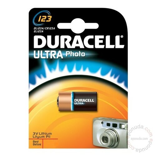 Duracell DL123 3V litijumska baterija Slike