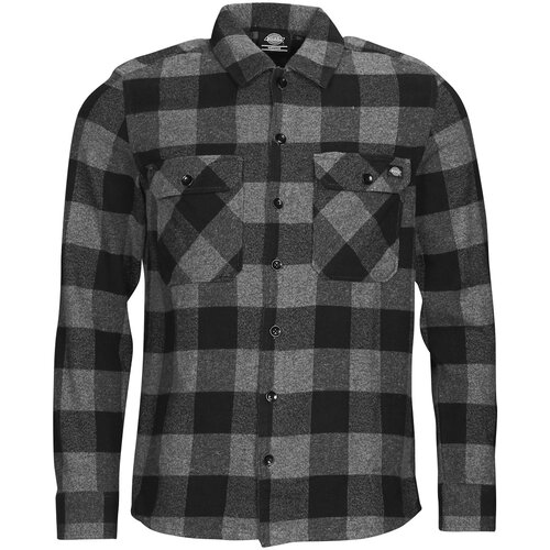 Dickies Srajce z dolgimi rokavi NEW SACRAMENTO SHIRT Siva Cene