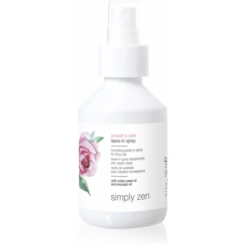Simply Zen Smooth & Care Leave-in Spray pršilo za glajenje proti krepastim lasem 150 ml