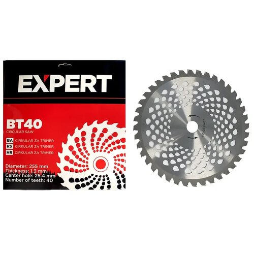 Expert Cirkular za trimer BT40, 40z, 255 x 25.4 x 1.3mm Slike