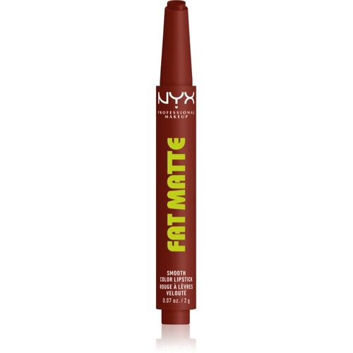 NYX Professional Makeup Fat Matte balzam za usne s matirajućim učinkom Cocoa Cuddles 2 g Slike