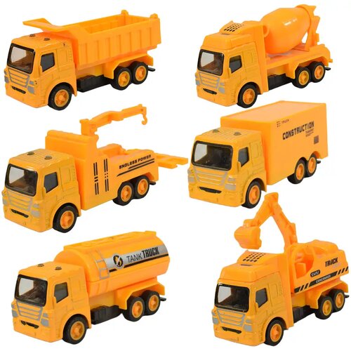 Magic Toys City Truck: Delovni stroji s pogonom na vztrajnik v več različicah 9,5 cm 1 kos Cene