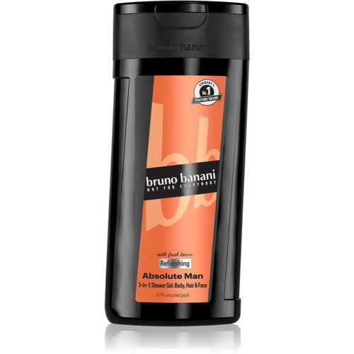 Bruno Banani Absolute Man osvježavajući gel za tuširanje 3 u 1 za muškarce 250 ml Cijene