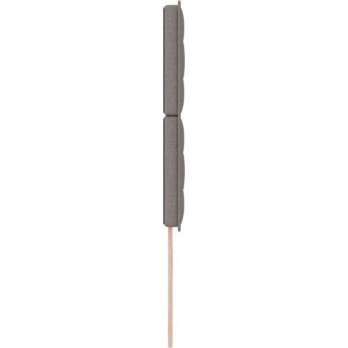  LED Uzglavlje Linije Dizajn Taupe 100 cm Tkanina Slike