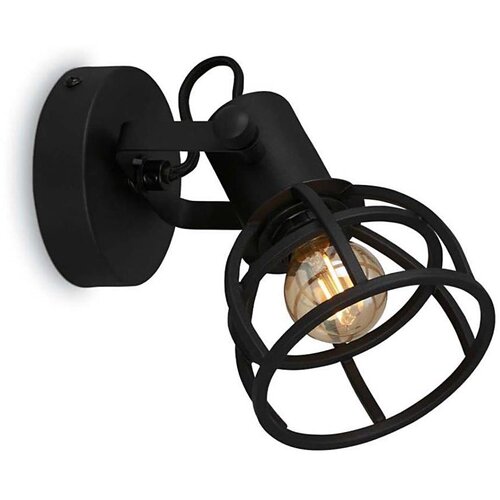 BRILONER 2669-015 - zidna reflektorska lampa retro 1xE14/25W/230V crna Cene