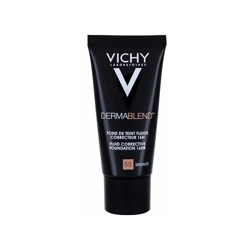 Vichy Dermablend korektivni puder s UV faktorom nijansa 55 Bronze 30 ml