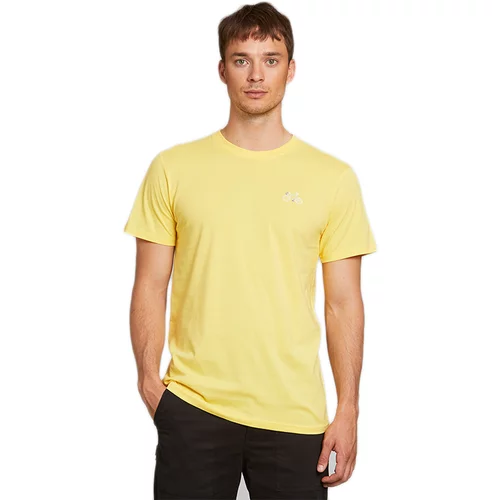 DEDICATED T-shirt Stockholm Stitch Bike Yellow