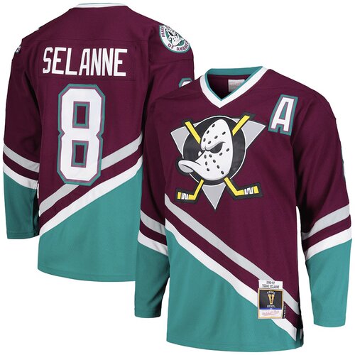 Mitchell And Ness Teemu Selanne Anaheim Ducks 1996-97 Dark dres Cene
