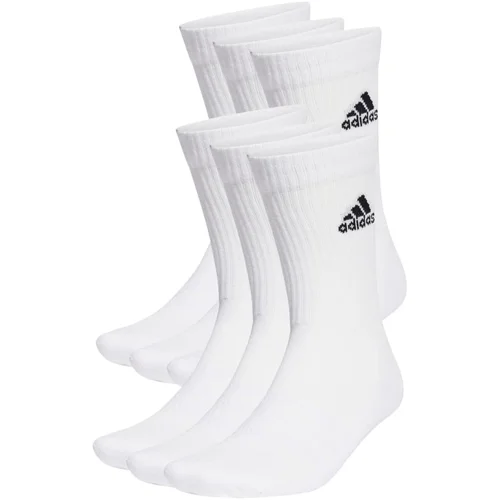 Adidas Ponožky Cushioned Sportswear Crew Socks 6 Pairs White M