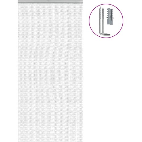  Lančani zastor za zaštitu od muha 100 x 212 cm aluminijski Cene