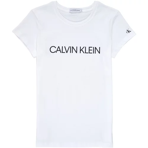 Calvin Klein Jeans INSTITUTIONAL T-SHIRT Bijela