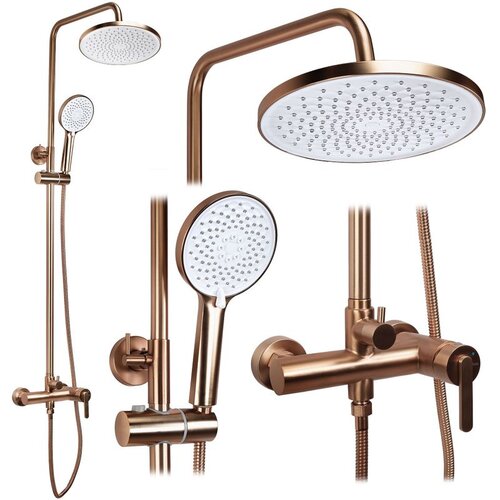 REA Bath Tu&amp;scaron; set Rea Ontario Brush Copper Slike
