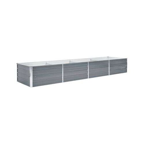  Sadilica od pocinčanog čelika 320 x 80 x 45 cm siva Slike