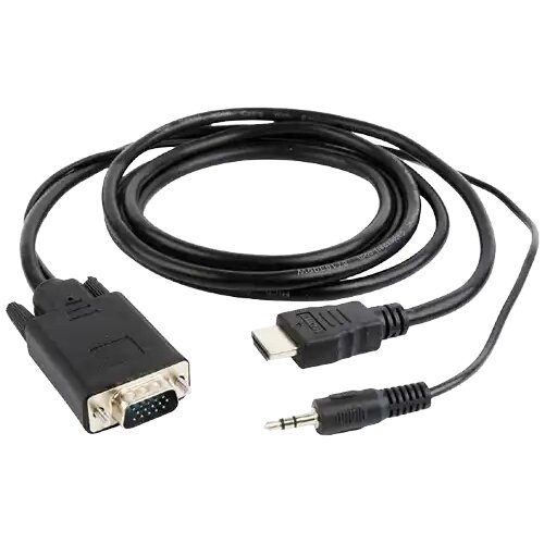Gembird A-HDMI-VGA-03-6 HDMI na VGA sa audio kablom 1,8 m Slike