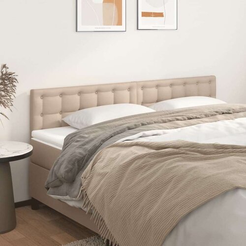  Uzglavlja 2 kom boja cappuccina 90x5x78/88 cm od umjetne kože Cijene