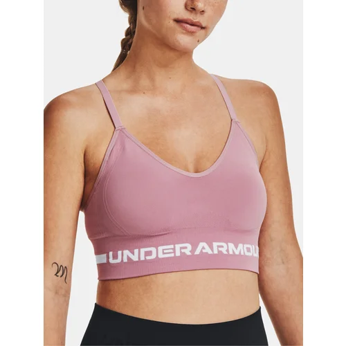 Under Armour Bra UA Seamless Low Long Bra-PNK - Women