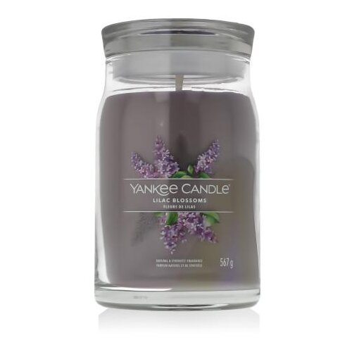 Yankee Candle Signature Lilac Blossom 567 g di&amp;scaron;eča svečka Slike