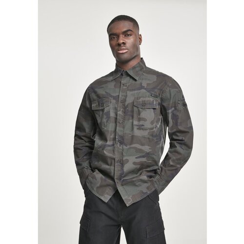 Urban Classics Shirt Slim MEN Woodland Cene