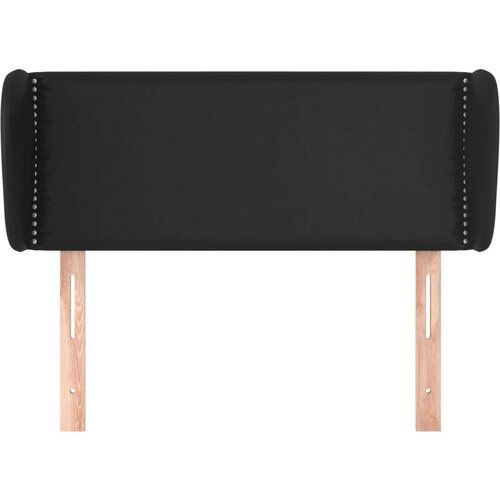  Uzglavlje s u&amp;scaron;ima crno 103x23x78/88 cm od umjetne kože Slike