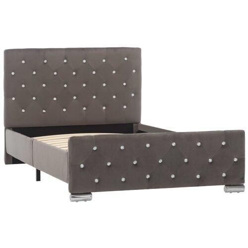Maison Chic Okvir za krevet sivi bar&scaron;unasti 100 x 200 cm Cijene