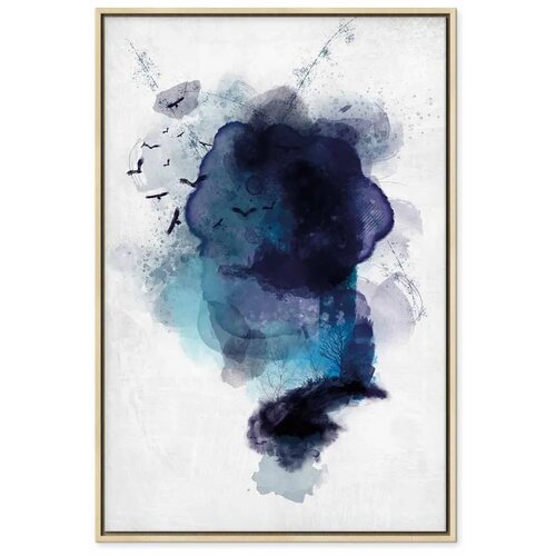  Slika - Blue Memory (1 Part) Vertical 40x60 Cene