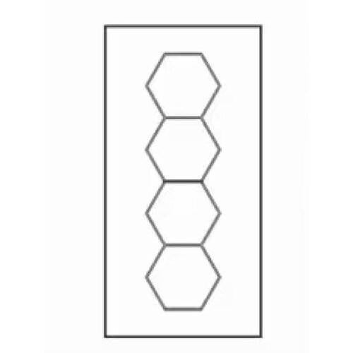 Spectra 175-265v 6500k v6 led svetla hexagon 456w ( 119-0006 ) Cene