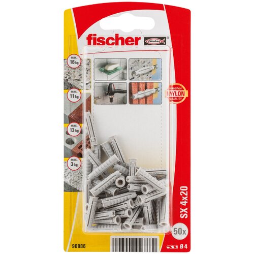 Fischer Raztezni moznik SX Plus (&Oslash; x Do: 4 x 20 mm, Najlon) Cene