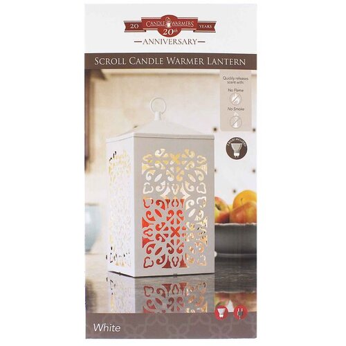 WoodWick Candle Warmers Scroll nahrijevna lucerna za svijeće bijela Cijene