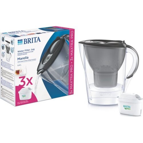 Brita Marella Vrč s filtrom za vodo 2,4 L Grafit Slike