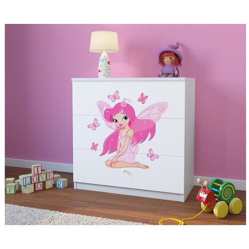  Dječji krevet ZVONČICA s ladicom - 180x80 cm rozi Slike